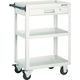 トラスコ中山 TRUSCO ツールワゴン イーグルワゴン 600X400XH740 引出付 ホワイト EGW-763V-W 1台（直送品）