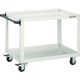 トラスコ中山 TRUSCO ツールワゴン イーグルワゴン 750X500XH600 2段 ホワイト EGW-672-W 1台（直送品）