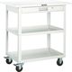 トラスコ中山 TRUSCO ツールワゴン イーグルワゴン 600X400 引出 天板付 ホワイト EGW-762TV-W 1台（直送品）