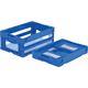 三甲 サンコー 折りたたみコンテナー 559050 マドコンO―30Bブルー SKO-O-30B-BL 1個 439-1098（直送品）