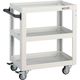 トラスコ中山 TRUSCO ツールワゴン ドルフィン 600×400 4輪自在 ウレタン車輪 ホワイト DLWS-763UJ-W 1台（直送品）
