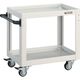 トラスコ中山 TRUSCO ツールワゴン ドルフィン 600×400 4輪自在 ウレタン車輪 ホワイト DLWS-662UJ-W 1台（直送品）