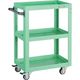 TRUSCO ツールワゴン ドルフィン 600×400 4輪自在 ウレタン車輪 ヤンググリーン DLWS-963UJ-YG 1台（直送品）