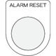 アイマーク IM 押ボタン/セレクトスイッチ(メガネ銘板) ALARM RESET 黒 φ3 P30-41 1枚 438-5004（直送品）