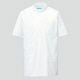 KAZEN メンズ医務衣半袖 （メンズケーシー） 医療白衣 ホワイト S REP100-C/10（直送品）