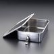 エスコ 331x230x88mm コンテナ(フック付/ステンレス製) EA508SB-231 1個（直送品）