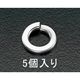 エスコ M30 スプリングワッシャー(ステンレス製/5個) EA949SF-30 1セット(20個:5個×4袋)（直送品）