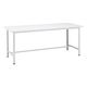 アズワン ポリ化粧板作業台 ホワイト 900×450×740mm 2-964-01 1台（直送品）