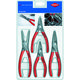 KNIPEX 4本組 スナップリングプライヤー 002003SB 1セット 446-7060（直送品）