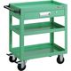 トラスコ中山 TRUSCO ツールワゴン イーグルワゴン 600X400XH740 引出付 ヤンググリーン EGW-763V-YG 1台（直送品）