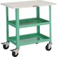 トラスコ中山 TRUSCO ツールワゴン バーディワゴン 600X400 天板付 ヤンググリーン BDW-762T-YG 1台（直送品）