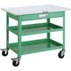 トラスコ中山 TRUSCO ツールワゴン バーディワゴン 600X400 引出 天板付 ヤンググリーン BDW-762TV-YG 1台（直送品）