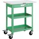 トラスコ中山 TRUSCO ツールワゴン バーディワゴン 600X400 引出 天板付 ヤンググリーン BDW-962TV-YG 1台（直送品）