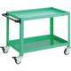 TRUSCO ツールワゴン バーディワゴン 750X500XH600 ウレタン車輪 ヤンググリーン BDW-672U-YG 1台（直送品）