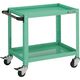 トラスコ中山 TRUSCO ツールワゴン バーディワゴン 600X400XH600 2段 ヤンググリーン BDW-662-YG 1台（直送品）