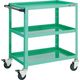 トラスコ中山 TRUSCO ツールワゴン バーディワゴン 600X400XH880 3段 ヤンググリーン BDW-963-YG 1台（直送品）