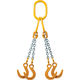象印チエンブロック 象印 チェーンスリング100(アイタイプ)荷重6.4t線径10.0mmL1.5m 4-TG-YN-10 1台（直送品）