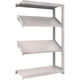 TRUSCO スチールラック M3型中量棚 1200X471XH1800 4段 傾斜2段 連結 M3-6454K2B 1台(1個)（直送品）