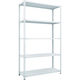 TRUSCO スチールラック SBL型抗菌塗装セミボルトレス軽量棚 W1200XD450XH2100 5段 W色 SBL-7445-W（直送品）