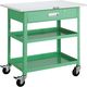 TRUSCO ツールワゴン バーディワゴン 600X400 天板 深型1段引出付 ヤンググリーン BDW-962TY-YG 1台（直送品）