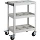 TRUSCO ツールワゴン バーディワゴン 600X400XH880 深3段 仕切板付 ホワイト BDW-963F3S3-W 1台（直送品）