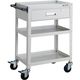 トラスコ中山 TRUSCO ツールワゴン バーディワゴン 600X400XH880 深型1段引出付 ホワイト BDW-963Y-W 1台（直送品）
