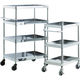 TRUSCO ステンレスワゴン クリーンフェニックスワゴン SUS304 W600×D400×H880 3段 スチール金具 CPE3-963（直送品）