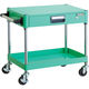 TRUSCO ツールワゴン フェニックスワゴン 省音 600X400 薄型1段引出付 ヤンググリーン PEW-661Z-YG 1台（直送品）