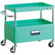 TRUSCO ツールワゴン フェニックスワゴン 省音 600X400XH600 1段引出付 ヤンググリーン PEW-662V-YG 1台（直送品）