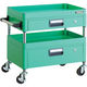 TRUSCO ツールワゴン フェニックスワゴン 省音 600X400XH600 引出付 ヤンググリーン PEW-662VZ-YG 1台（直送品）