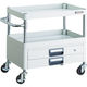 TRUSCO ツールワゴン フェニックスワゴン 省音 600X400XH600 2段引出付 ホワイト PEW-662X-W 1台（直送品）