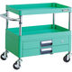 TRUSCO ツールワゴン フェニックスワゴン 省音 600X400XH600 2段引出付 ヤンググリーン PEW-662X-YG 1台（直送品）