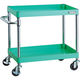 TRUSCO ツールワゴン フェニックスワゴン 省音 600X400XH600 2段 ヤンググリーン PEW-662-YG 1台（直送品）