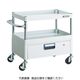 TRUSCO ツールワゴン フェニックスワゴン 省音 750X500XH600 1段引出付 ホワイト PEW-672V-W 1台（直送品）