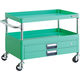 TRUSCO ツールワゴン フェニックスワゴン 省音 750X500XH600 2段引出付 ヤンググリーン PEW-672X-YG 1台（直送品）