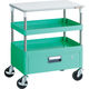 TRUSCO ツールワゴン フェニックスワゴン 省音 600X400 1段引出 天板付 ヤンググリーン PEW-762VT-YG 1台（直送品）