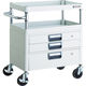 トラスコ中山 TRUSCO ツールワゴン フェニックスワゴン 省音 600X400XH740 引出付 ホワイト PEW-762VX-W 1台（直送品）