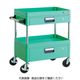 トラスコ中山 TRUSCO ツールワゴン フェニックスワゴン 省音 600X400XH740 引出付 ホワイト PEW-762VZ-W 1台（直送品）