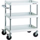 トラスコ中山 TRUSCO ツールワゴン フェニックスワゴン 省音 600X400XH740 3段 ホワイト PEW-763C-W 1台（直送品）