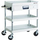 トラスコ中山 TRUSCO ツールワゴン フェニックスワゴン 省音 600X400 薄型1段引出付 ホワイト PEW-763Z-W 1台（直送品）
