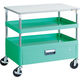 TRUSCO ツールワゴン フェニックスワゴン 省音 750X500 1段引出 天板付 ヤンググリーン PEW-772VT-YG 1台（直送品）