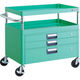 TRUSCO ツールワゴン フェニックスワゴン 省音 750X500XH740 引出付 ヤンググリーン PEW-772VX-YG 1台（直送品）