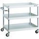 TRUSCO ツールワゴン フェニックスワゴン 750X500 3段 φ75ゴム車輪 ホワイト PEW-773-G75-W 1台（直送品）