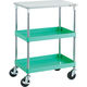 TRUSCO ツールワゴン フェニックスワゴン 省音 600X400XH880 2段 天板付 ヤンググリーン PEW-962T-YG 1台（直送品）