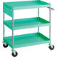 TRUSCO ツールワゴン フェニックスワゴン 省音 750X500XH880 パネル付 ヤンググリーン PEW-973PS-YG 1台（直送品）