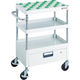 TRUSCO ツールワゴン フェニックスワゴン 省音 600X400 1段引出付 BTー30 ホワイト PEW-TL962CV-W 1台（直送品）