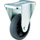 トラスコ中山 グランカート用 固定キャスターφ100 ゴム車 TYSK-100NRB-G 1個 489-5801