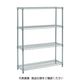 トラスコ中山 TRUSCO ステンレス製メッシュラック H1228XW605XD305 4段 TSM-4234 1台(1個)（直送品）