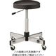 トラスコ中山 TRUSCO 作業用チェア ガス調整式 Φ315XH450ー620 ブラック L-60GC 1脚 503-6011（直送品）