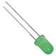 LED， 緑， スルーホール実装， 3 mm 砲弾型 (Tー1)， Lー7104SGC 1ロット(100個)（直送品）